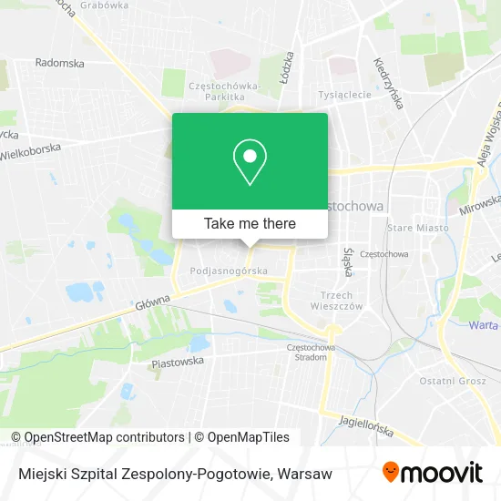 Карта Miejski Szpital Zespolony-Pogotowie