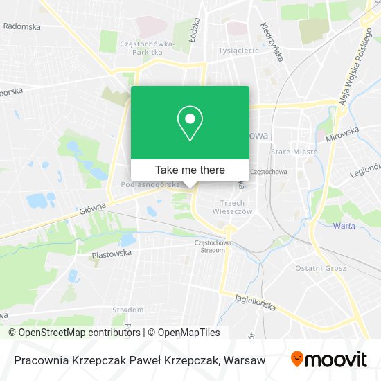 Pracownia Krzepczak Paweł Krzepczak map