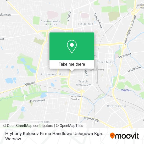 Hryhoriy Kolosov Firma Handlowo Usługowa Kga map