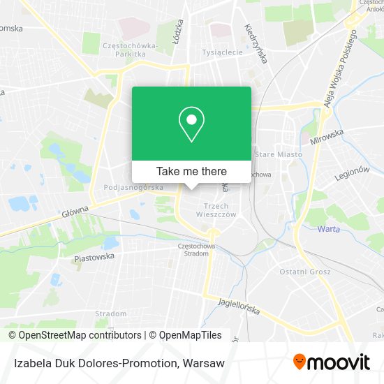 Izabela Duk Dolores-Promotion map