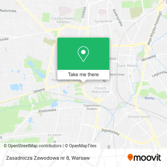 Карта Zasadnicza Zawodowa nr 8