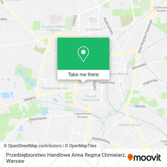 Przedsiębiorstwo Handlowe Anna Regina Chmielarz map