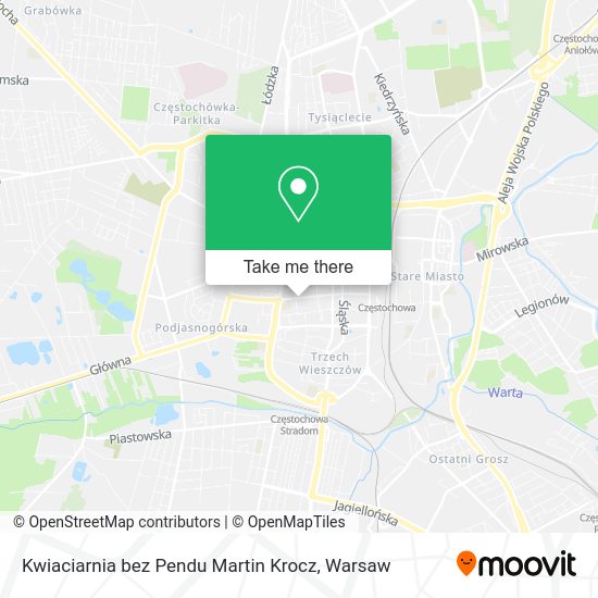 Kwiaciarnia bez Pendu Martin Krocz map