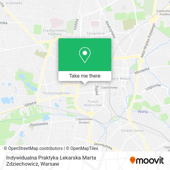 Indywidualna Praktyka Lekarska Marta Zdziechowicz map