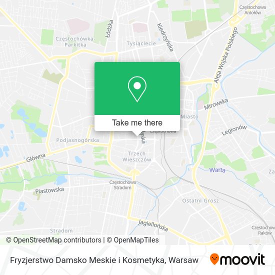 Fryzjerstwo Damsko Meskie i Kosmetyka map