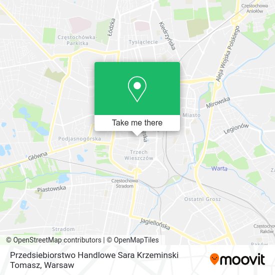 Przedsiebiorstwo Handlowe Sara Krzeminski Tomasz map