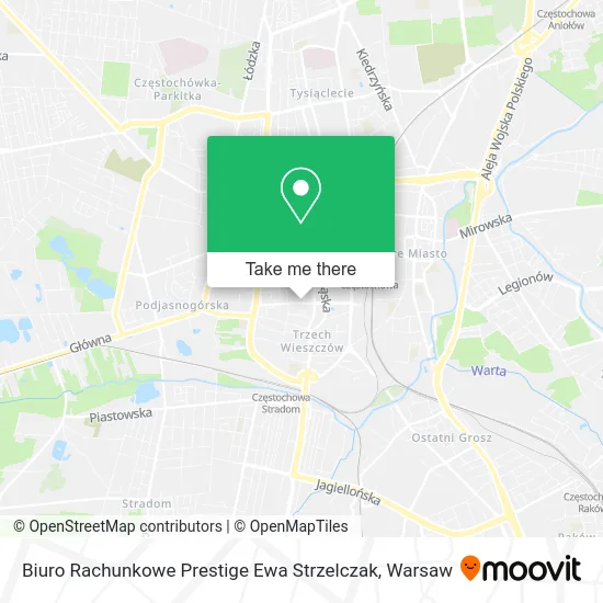 Карта Biuro Rachunkowe Prestige Ewa Strzelczak