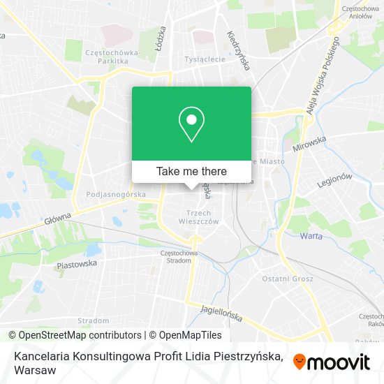 Kancelaria Konsultingowa Profit Lidia Piestrzyńska map