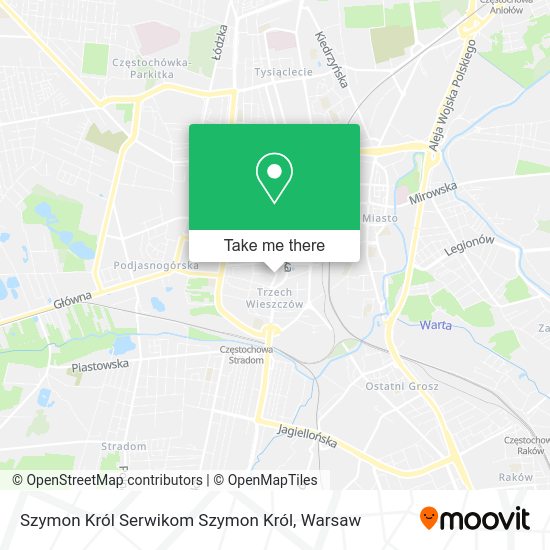 Szymon Król Serwikom Szymon Król map