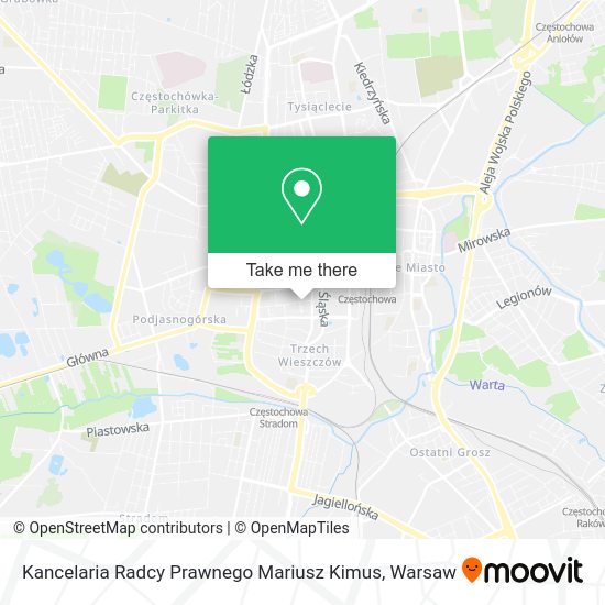 Kancelaria Radcy Prawnego Mariusz Kimus map