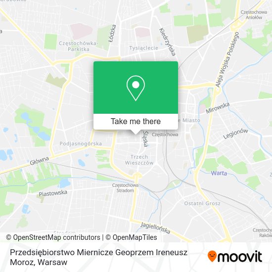 Przedsiębiorstwo Miernicze Geoprzem Ireneusz Moroz map