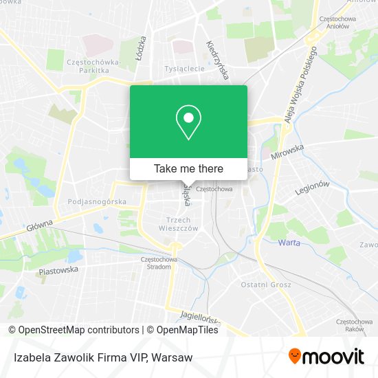 Izabela Zawolik Firma VIP map