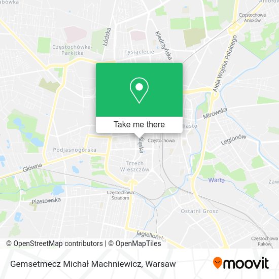 Gemsetmecz Michał Machniewicz map