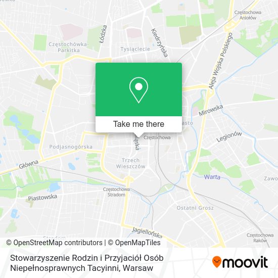 Stowarzyszenie Rodzin i Przyjaciół Osób Niepełnosprawnych Tacyinni map