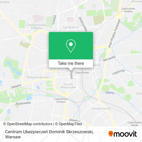 Centrum Ubezpieczeń Dominik Skrzeszowski map