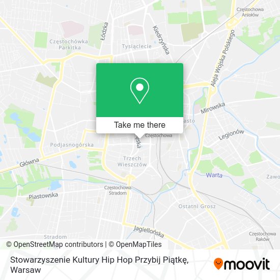 Stowarzyszenie Kultury Hip Hop Przybij Piątkę map