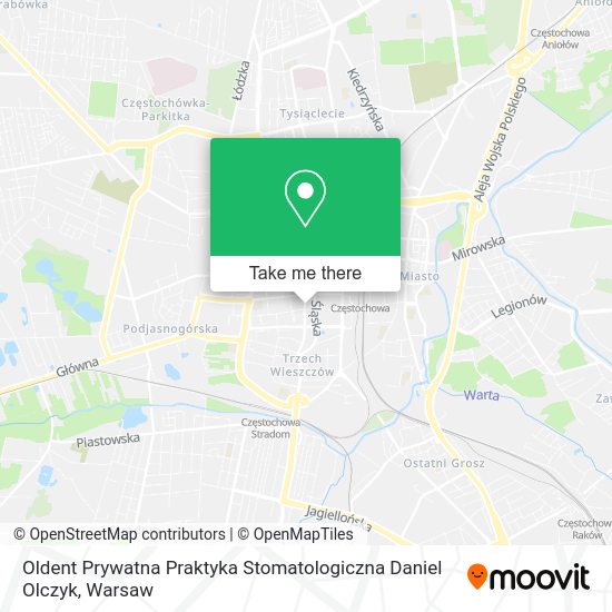 Oldent Prywatna Praktyka Stomatologiczna Daniel Olczyk map