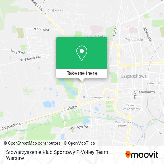 Stowarzyszenie Klub Sportowy P-Volley Team map