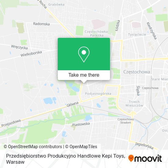 Przedsiębiorstwo Produkcyjno Handlowe Kepi Toys map