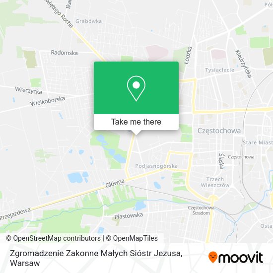 Zgromadzenie Zakonne Małych Sióstr Jezusa map