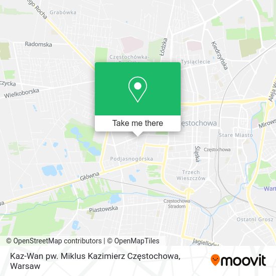 Kaz-Wan pw. Miklus Kazimierz Częstochowa map