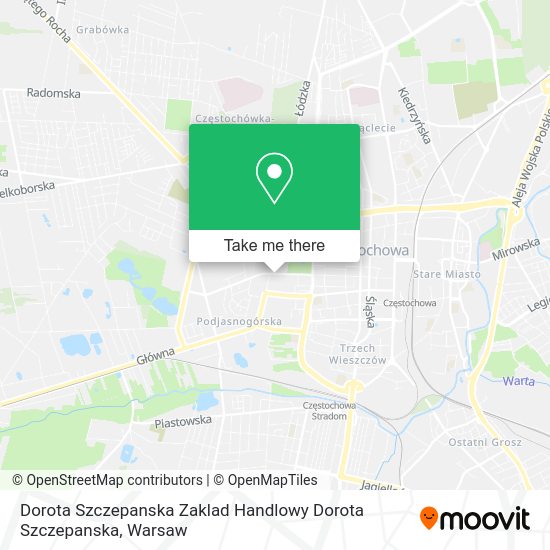 Dorota Szczepanska Zaklad Handlowy Dorota Szczepanska map