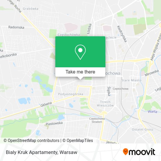 Bialy Kruk Apartamenty map