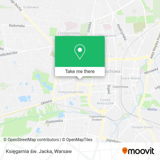 Księgarnia św. Jacka map