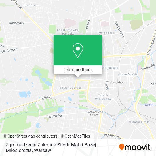 Zgromadzenie Zakonne Sióstr Matki Bożej Miłosierdzia map