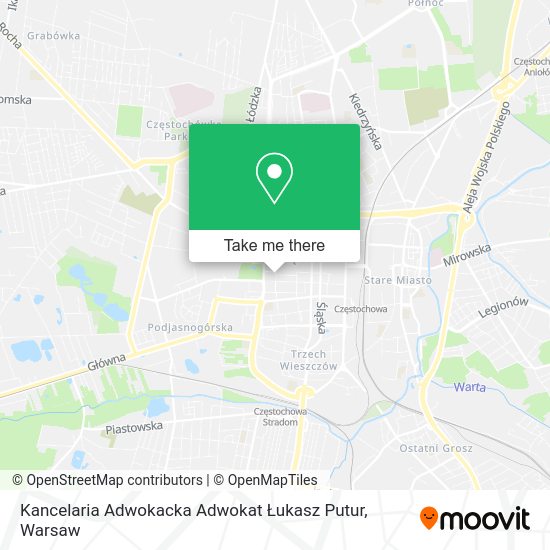 Kancelaria Adwokacka Adwokat Łukasz Putur map