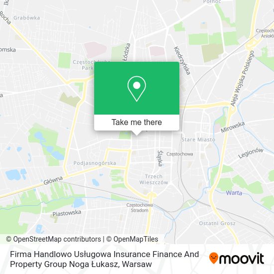 Firma Handlowo Usługowa Insurance Finance And Property Group Noga Łukasz map