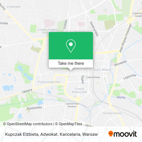 Kupczak Elżbieta, Adwokat. Kancelaria map