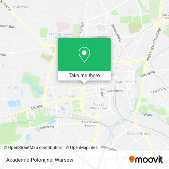 Карта Akademia Polonijna