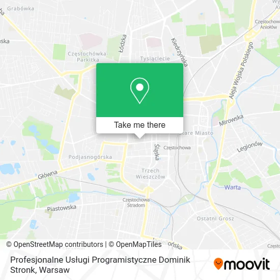Карта Profesjonalne Usługi Programistyczne Dominik Stronk