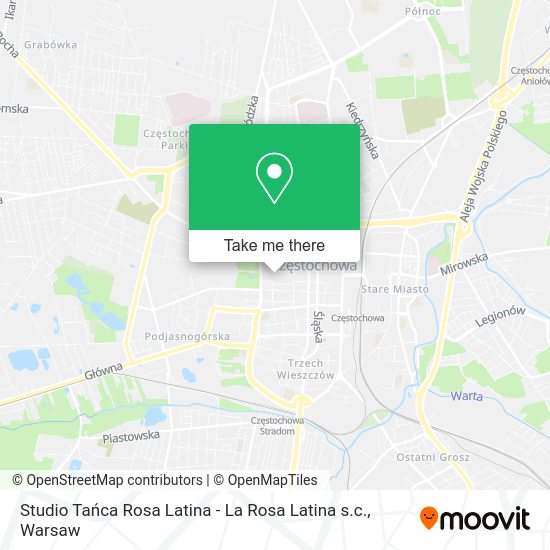 Studio Tańca Rosa Latina - La Rosa Latina s.c. map