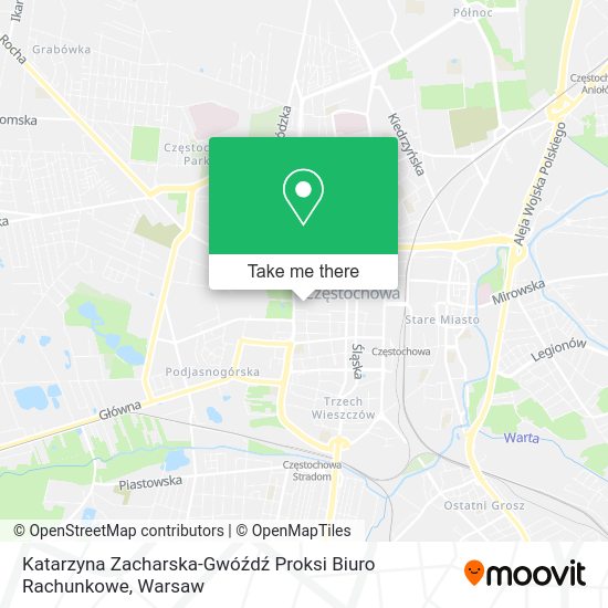 Katarzyna Zacharska-Gwóźdź Proksi Biuro Rachunkowe map