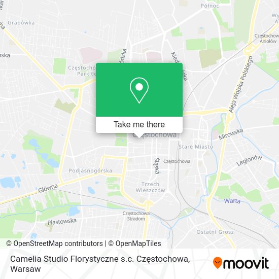 Camelia Studio Florystyczne s.c. Częstochowa map