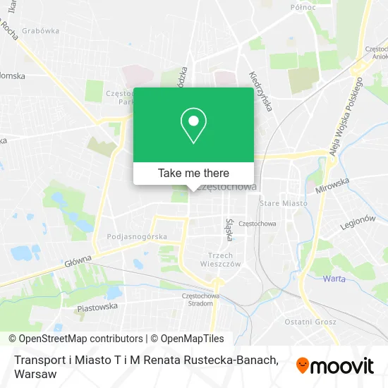 Карта Transport i Miasto T i M Renata Rustecka-Banach