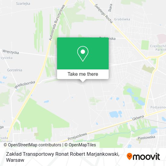 Карта Zakład Transportowy Ronat Robert Marjankowski