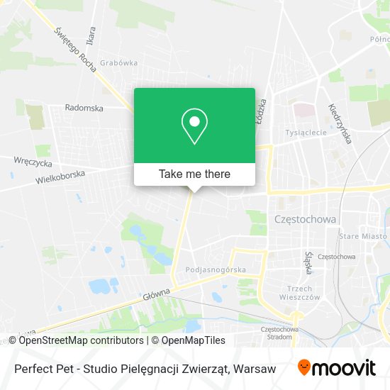 Карта Perfect Pet - Studio Pielęgnacji Zwierząt