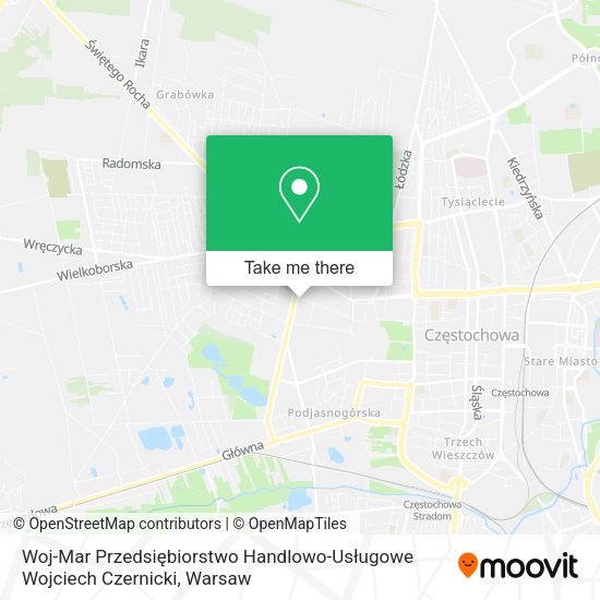 Woj-Mar Przedsiębiorstwo Handlowo-Usługowe Wojciech Czernicki map