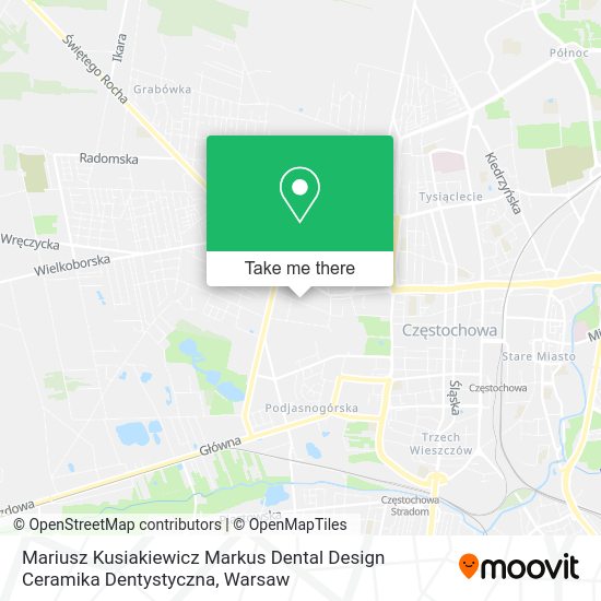 Mariusz Kusiakiewicz Markus Dental Design Ceramika Dentystyczna map