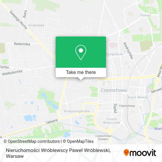 Nieruchomości Wróblewscy Paweł Wróblewski map