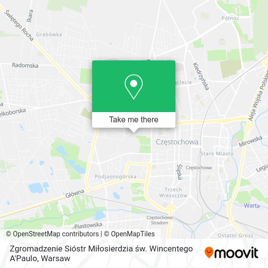 Zgromadzenie Sióstr Miłosierdzia św. Wincentego A'Paulo map