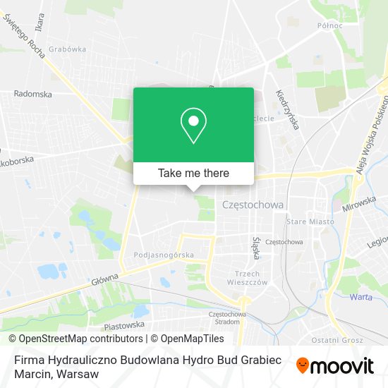 Firma Hydrauliczno Budowlana Hydro Bud Grabiec Marcin map