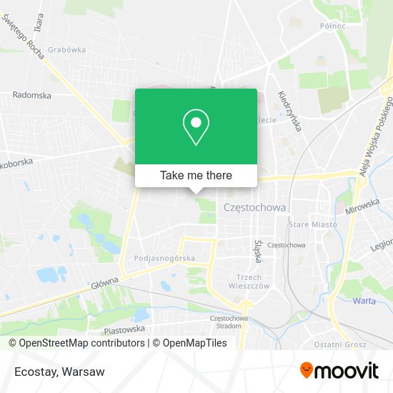 Ecostay map