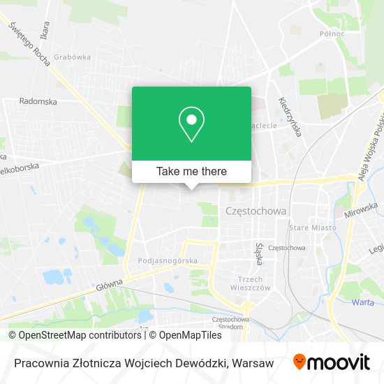 Pracownia Złotnicza Wojciech Dewódzki map