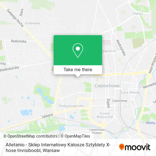 Карта Alletanio - Sklep Internetowy Kalosze Sztyblety X-hose Invisiboobl