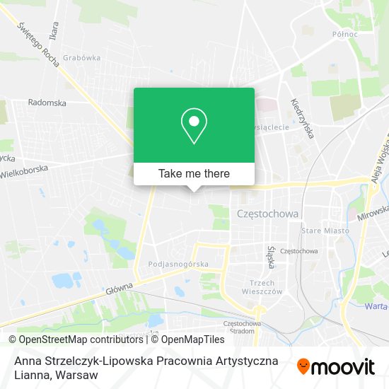 Anna Strzelczyk-Lipowska Pracownia Artystyczna Lianna map