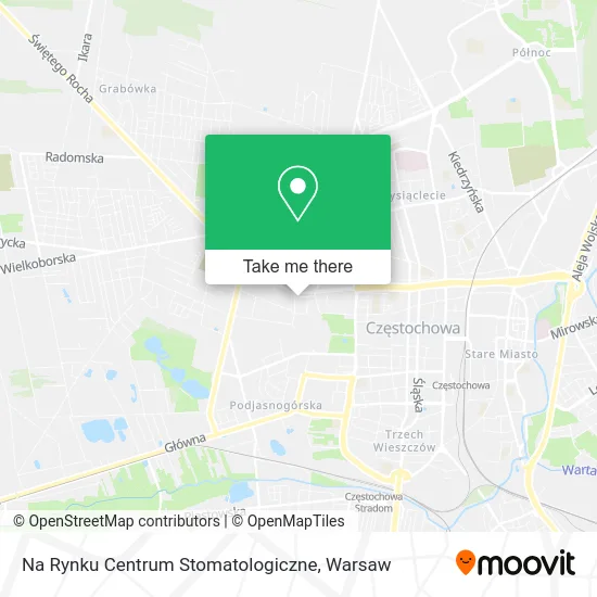 Карта Na Rynku Centrum Stomatologiczne